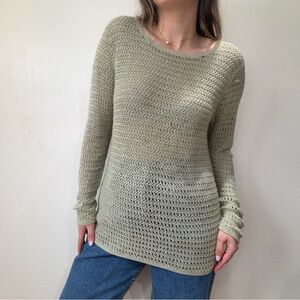 Vintage Sage Crochet/Knit Tunic